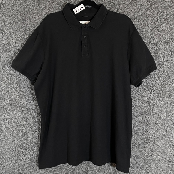 Reigning Champ Polo Shirt - Men's Size XXL - Black - Picture 1 of 9